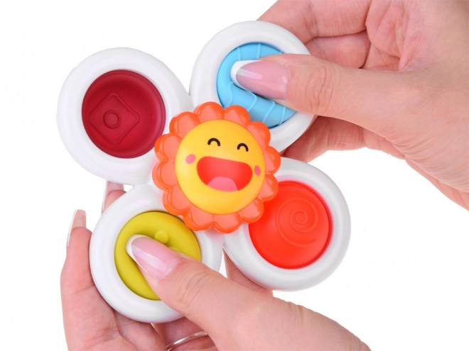 Giocattolo Sensoriale Fidget Spinner con Ventosa