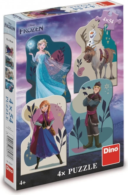 Puzzle amicizia FROZEN 4x54 pezzi