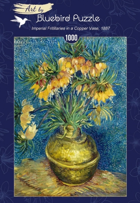 Puzzle vaso di rame fiore imperiale 1000 pezzi