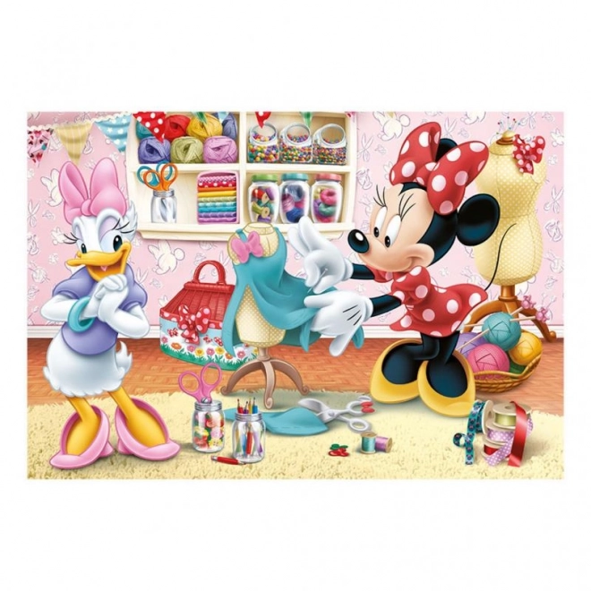 Puzzle laboriosa Minnie 2x77 pezzi