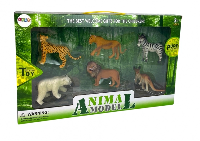 Set di figure animali selvatici africani