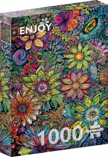 Enjoy puzzle forza dei fiori 1000 pezzi