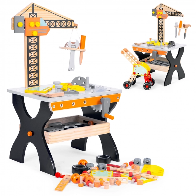 Banco da lavoro in legno per bambini Ecotoys