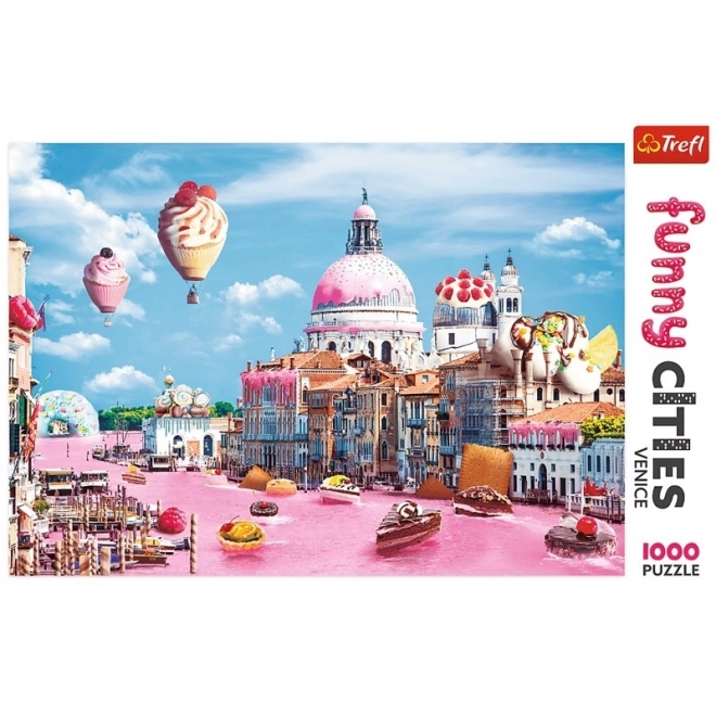 Puzzle Città Divertenti: Dolci Venezia 1000 Pezzi