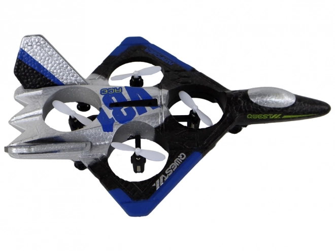 Aereo Caccia R/C Argento Blu