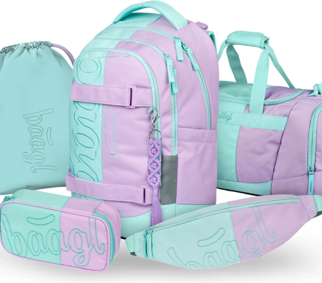 Set Scolastico BAAGL Skate Max Sweet: Zaino, Astuccio, Sacca e Borsa Sportiva