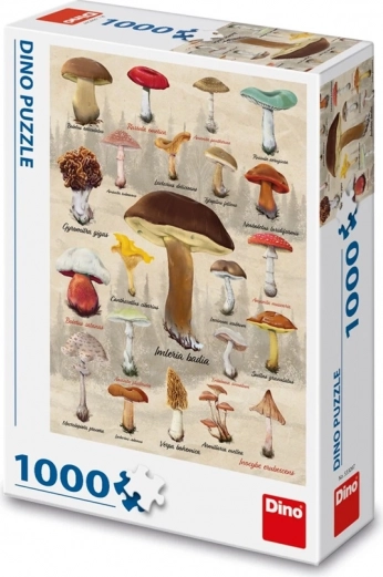 dino puzzle funghi collage 1000 pezzi