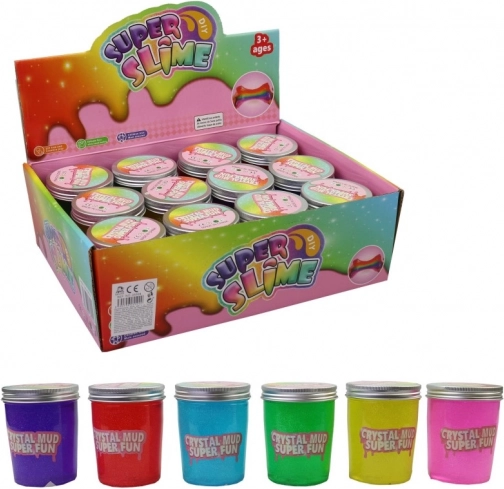 Massa colorata con glitter per bambini