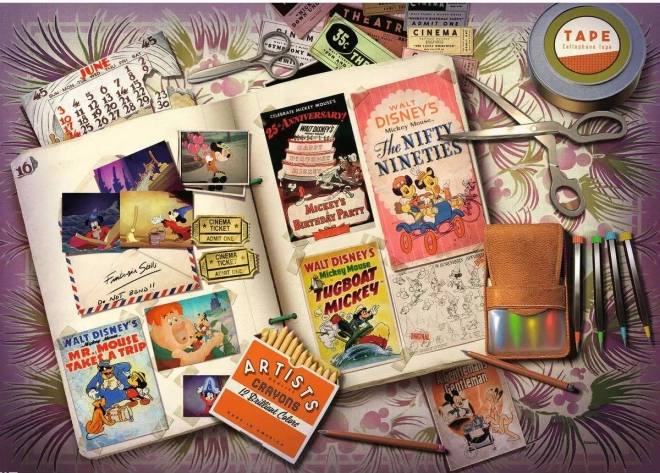 Puzzle RAVENSBURGER Disney: Anno di Topolino 1940 1000 Pezzi