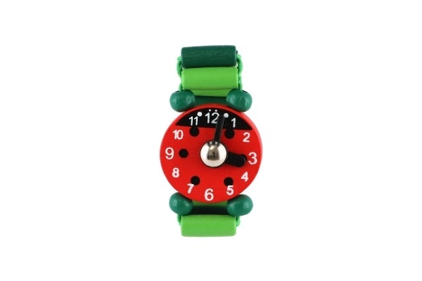 Orologio in legno per bambini con supporto