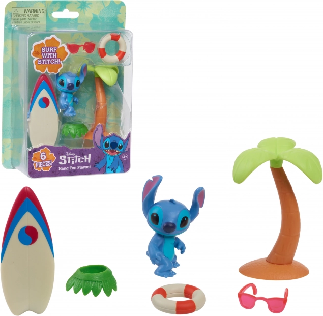 Set di figure Lilo e Stitch Hang Ten