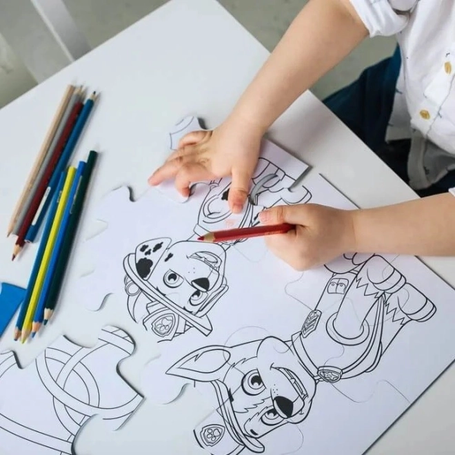 Puzzle e disegni da colorare in uno