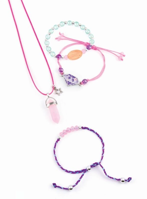 Crea una collana e tre braccialetti