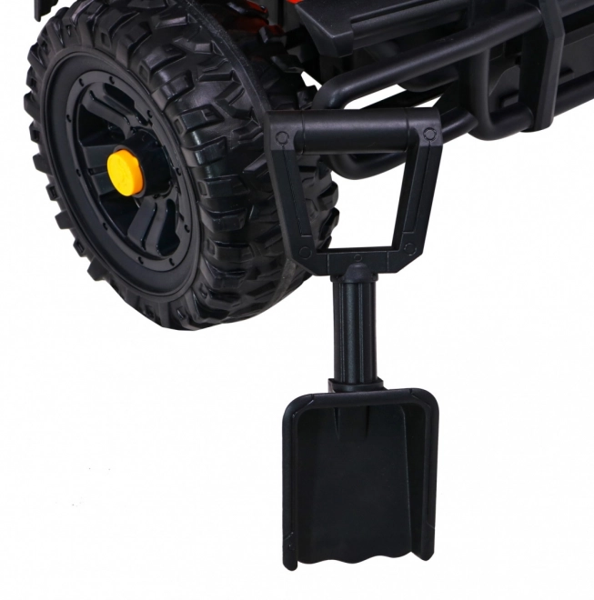 Pick-up agricolo per bambini rosso + telecomando + vagone bagagli + pala + EVA + MP3 LED