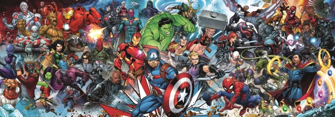 Puzzle Panorama 1000 Pezzi Marvel The Avengers