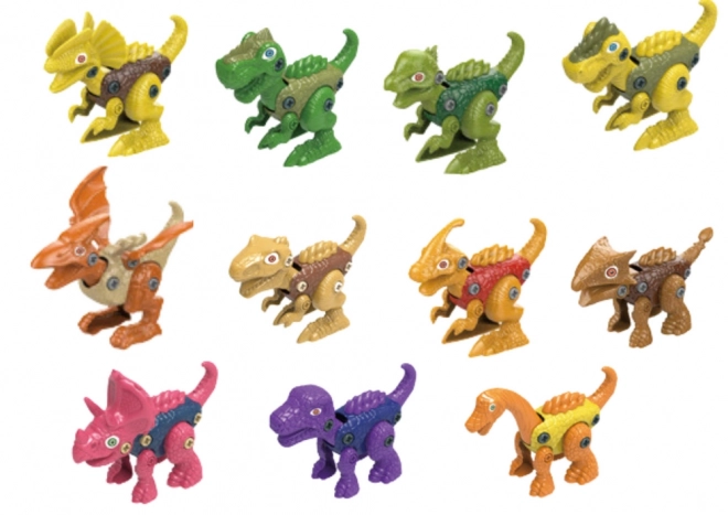 Uova di Dinosauro Assemblabili Set da 12 Colorato