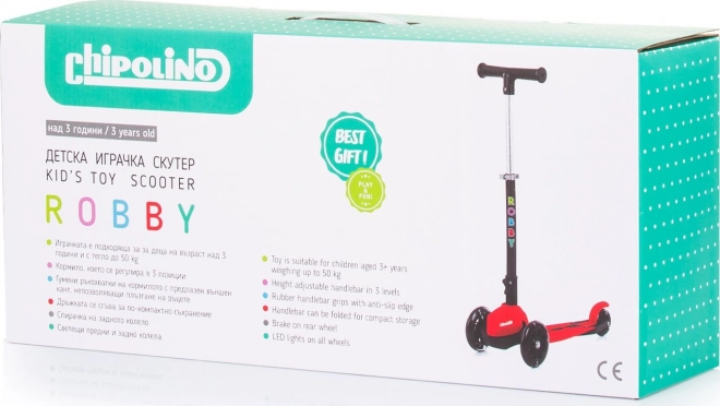 Monopattino Robby Chipolino con luci LED menta