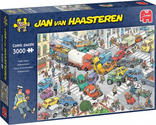 Puzzle Jan van Haasteren Caos del traffico 3000 pezzi