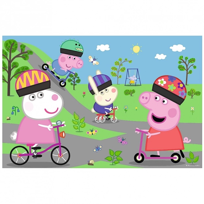 Puzzle MAXI 24 pezzi Peppa Pig - Giorno attivo