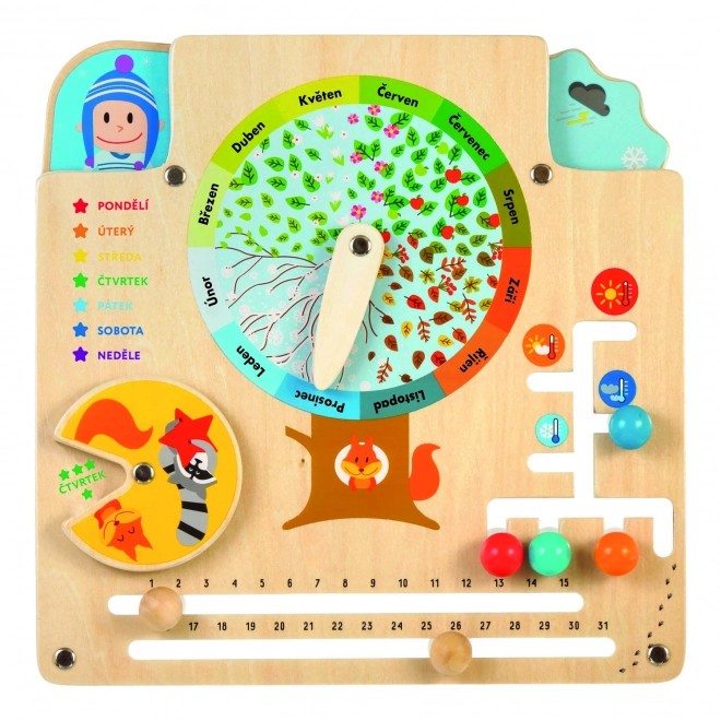 Calendario Natura In Legno - Gioco Educativo Lucy & Leo