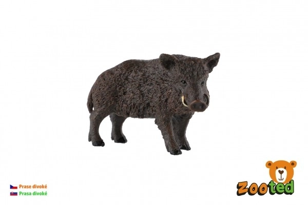 Statuetta di Plastica Cinghiale 7cm