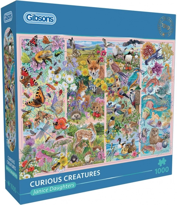 Puzzle Animali Curiosi 1000 Pezzi