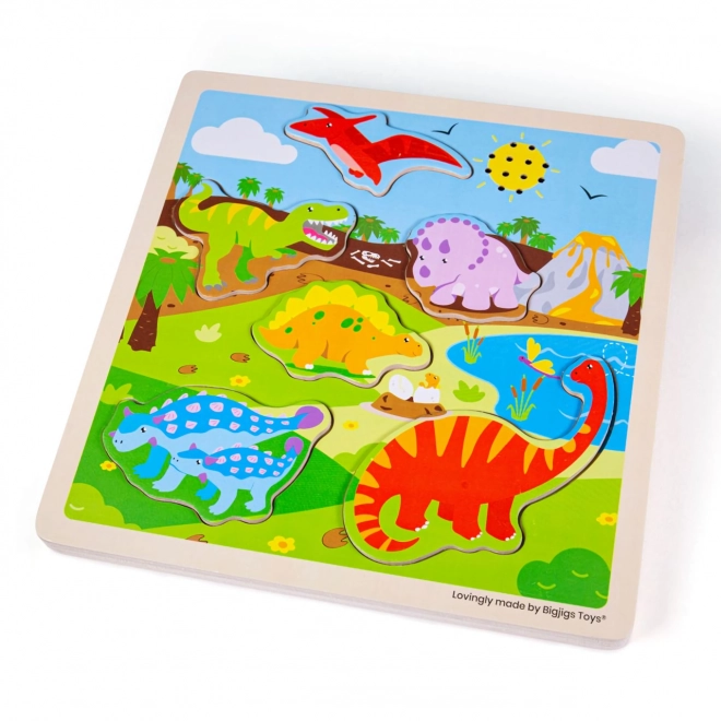 Puzzle sonoro Dinosauri di Bigjigs Toys