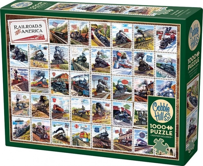 Puzzle Ferrovia Americana 1000 pezzi