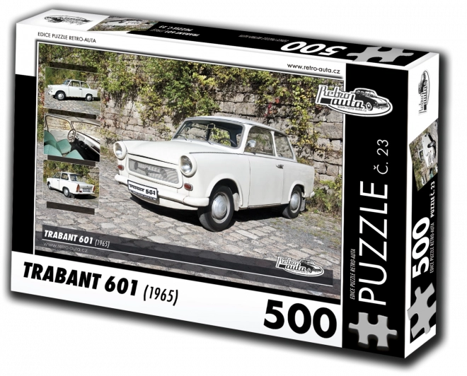 Puzzle retrò auto Trabant 601