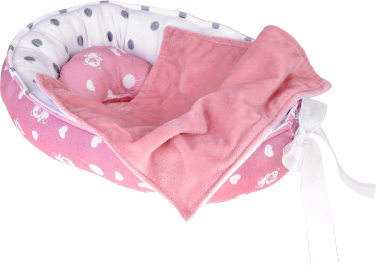 Morbido nido con cuscinetto e copertina