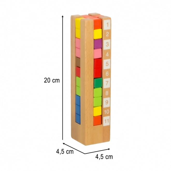 Gioco educativo in legno ispirato a Montessori