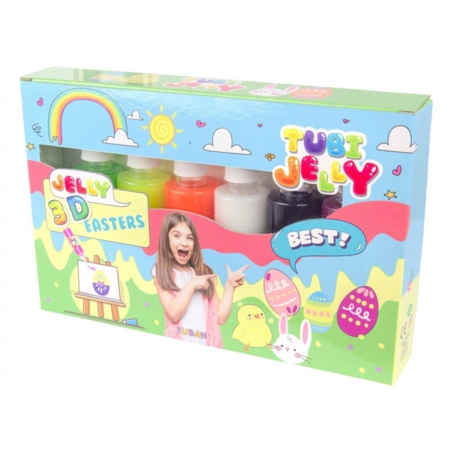 Set creativo pasquale Tubi Jelly 6 colori