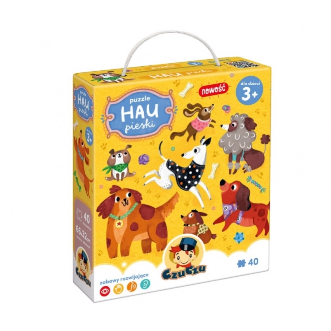 Puzzle Hau Pieski 40 Pezzi