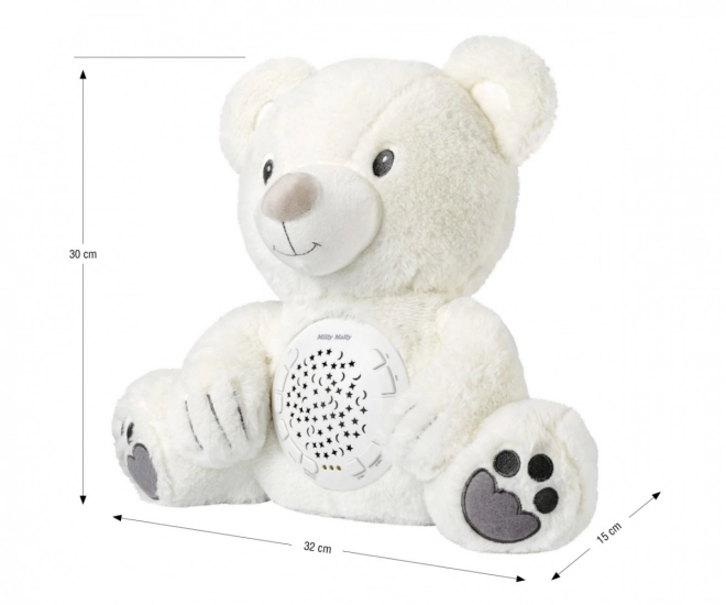 Giocattolo di peluche con proiettore Orso