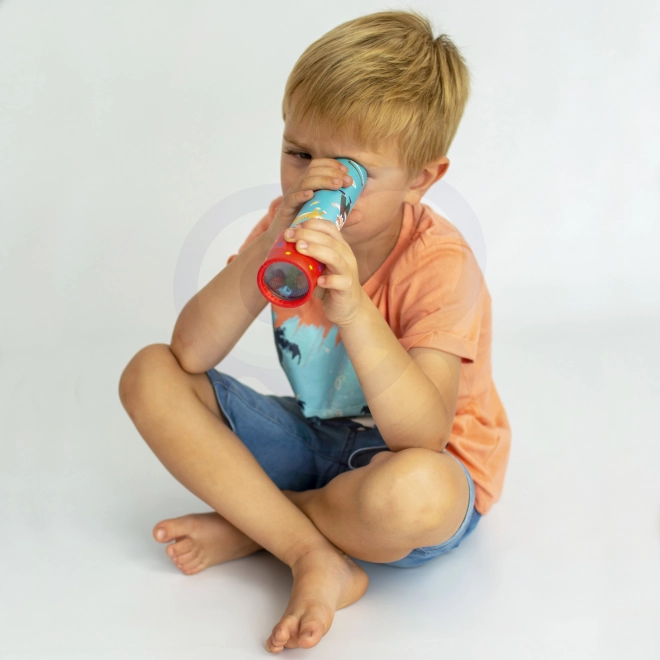 Kaleidoscopio colorato per bambini con personaggi e animali