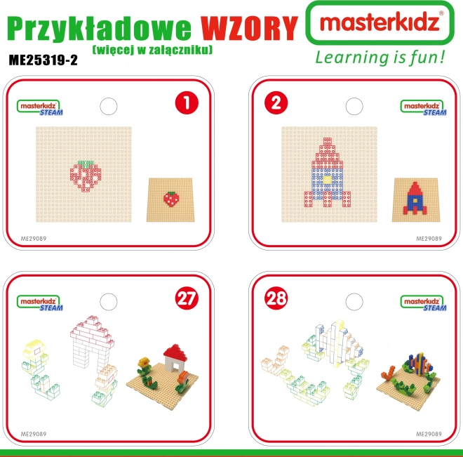 Tavolo educativo in legno Masterkidz con accessori STEM Wall