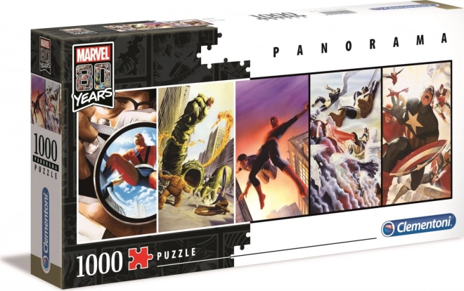 Puzzle panoramico 80 anni di Marvel 1000 pezzi