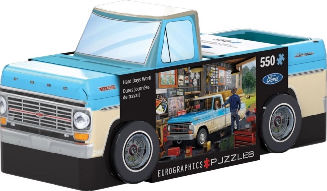 Puzzle in latta a forma di Pick-Up Eurographics