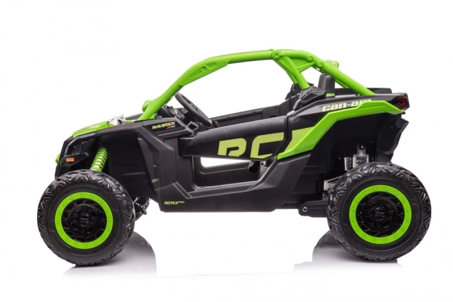 Auto a batteria Buggy Can-am RS verde 4x4