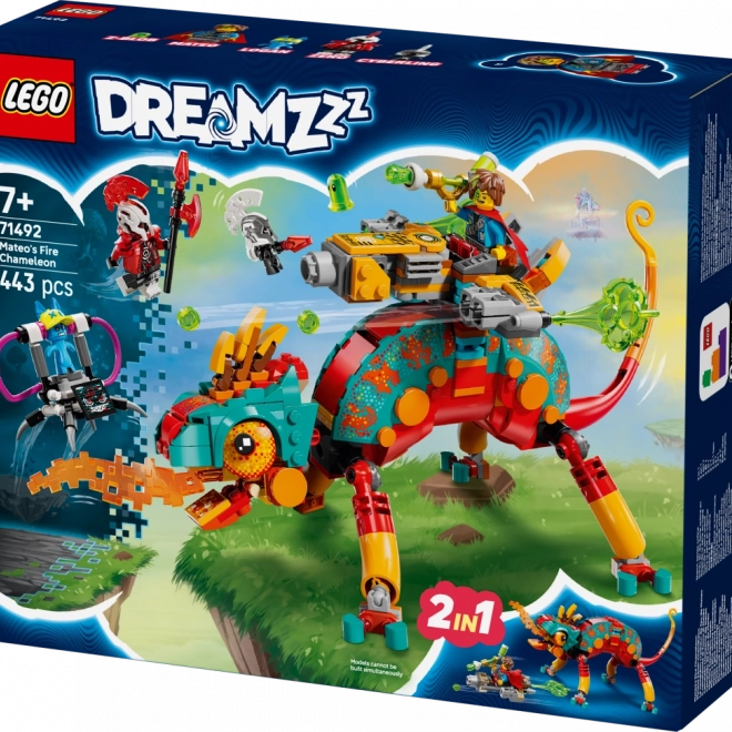 LEGO Dreamzz Mateo e il suo camaleonte infuocato
