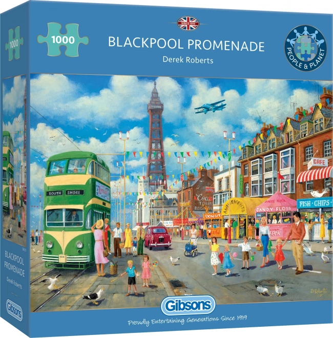 Puzzle Blackpool Promenade 1000 Pezzi