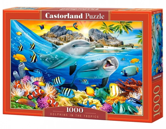 Puzzle 1000 pezzi delfini nei tropici