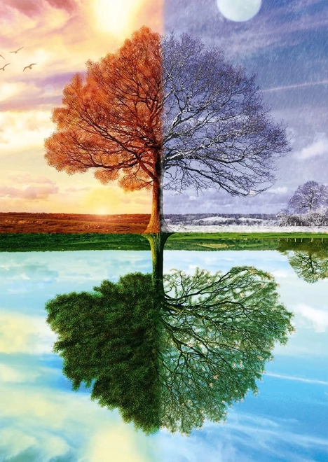 Puzzle Albero delle quattro stagioni 500 pezzi