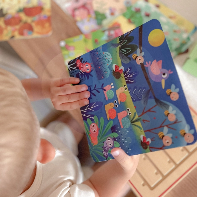 Tooky Toy gioco in legno Imparare a contare gli animali