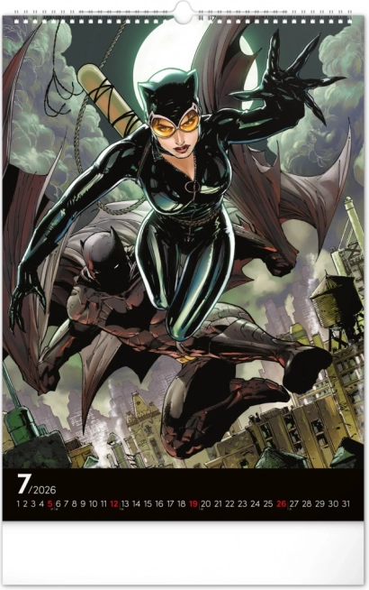 Calendario da parete Batman Dark 2026