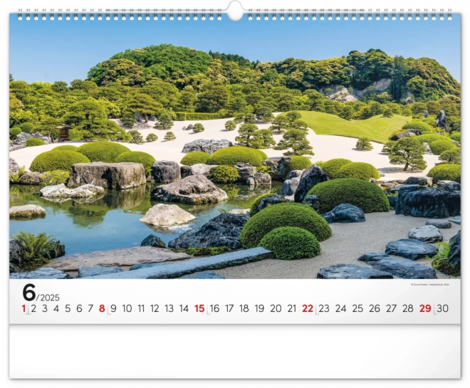 Calendario da parete Giardini 2025