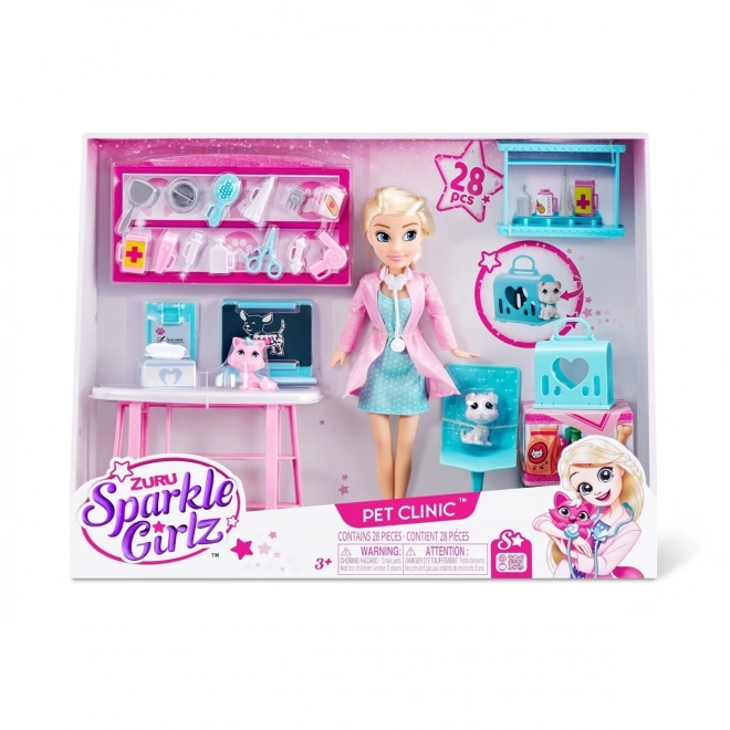 Set da gioco clinica veterinaria Sparkle Girlz