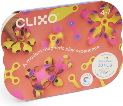 Stabile magnetico CLIXO rosa e giallo