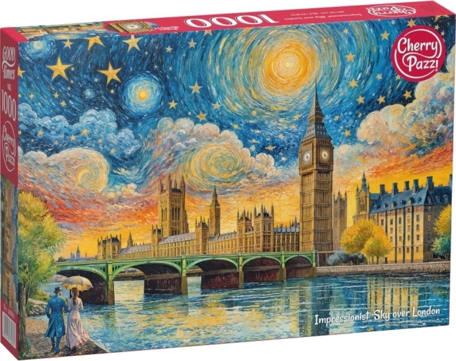 Puzzle Cherry Pazzi cielo impressionista su Londra