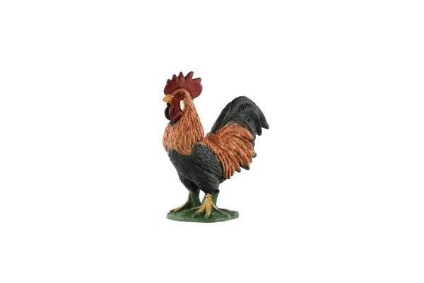 Gallo domestico in plastica 5cm